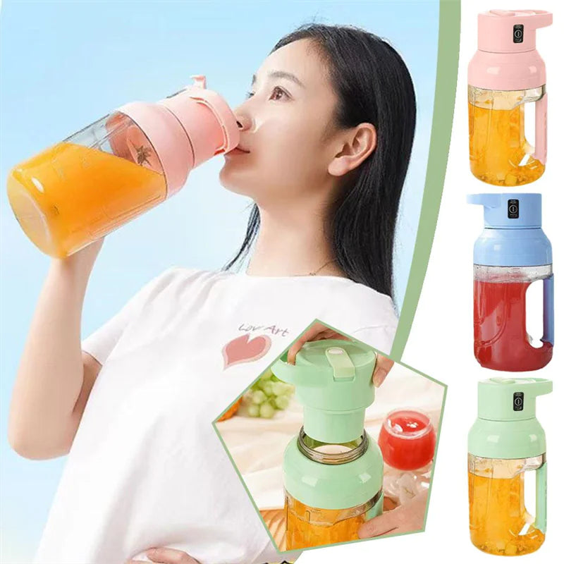 Electric Juicer Portable Large Capacity 1500ml Juice USB Rechargeable Rieworkes