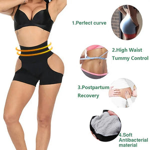 Latex Waist Trainer Control Butt Shaper Underwear Rieworkes