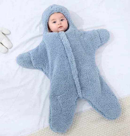 Home Fashion Simple Pentagram Shape Baby Cuddling Quilt Rieworkes