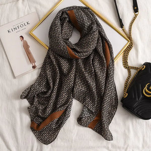 Plaid Scarf for Women Rieworkes