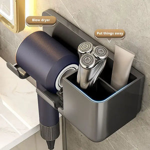 Wall Mounted Bathroom Storage Holder for Hair Tools Mimarta