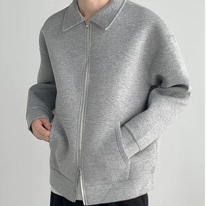 Flip Collar Zipper Coat Rieworkes