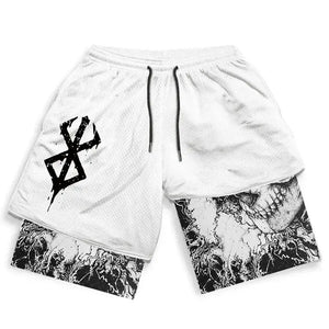 Y2K Men’s Anime Gym Shorts Rieworkes