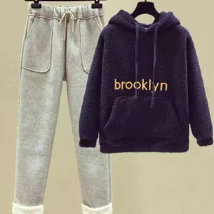 Autumn Winter Fashion Set for Women - Hoodie &amp; Pants Mimarta
