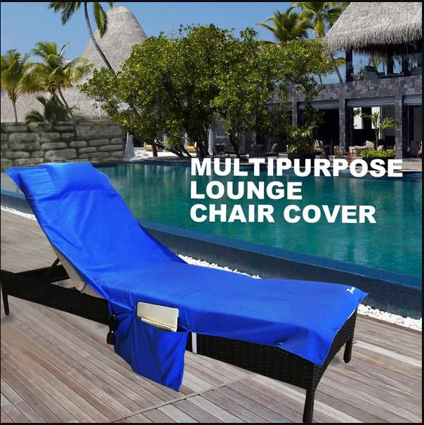 Beach Chair Cover and Towel Mat for Lounge Chairs Mimarta