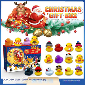 2023 Advent Calendar Rubber Duck Toy Blind Box (24 Slots) Mimarta