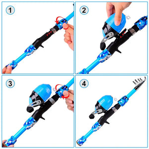 Kids Fishing Pole Set Rieworkes