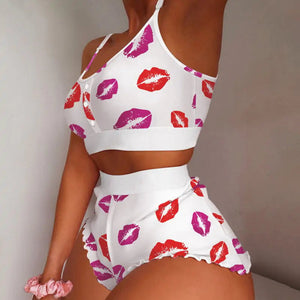 Hem Cami Pajama Set Rieworkes