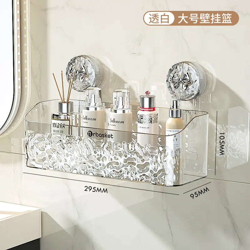 Bathroom Suction Shelf for Towels and Toiletries Mimarta