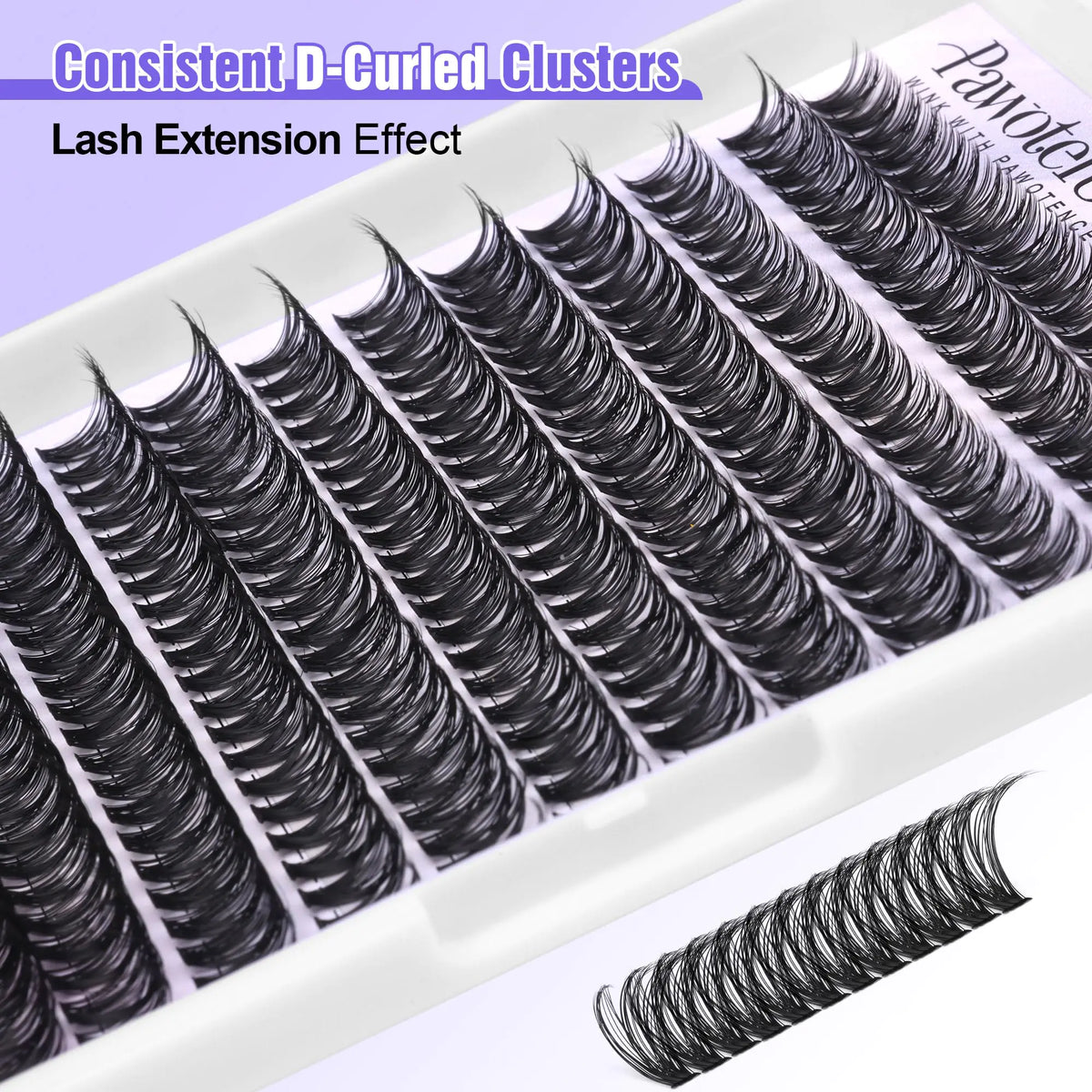 Pawotence Lash Extension Kit DIY 280pcs Individual Lash Clusters Kit 9-16mm 40D Cluster Eyelash Extension Kit with Lash Bond and Seal, Lash Remover, Lash Tweezers for Self Use (40D, 9-16mm, All Kit) 40D KIT all prestige Rieworkes