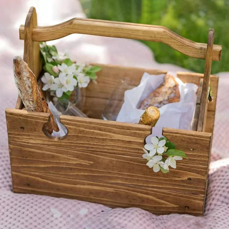 Folding Picnic Basket / Table Rieworkes
