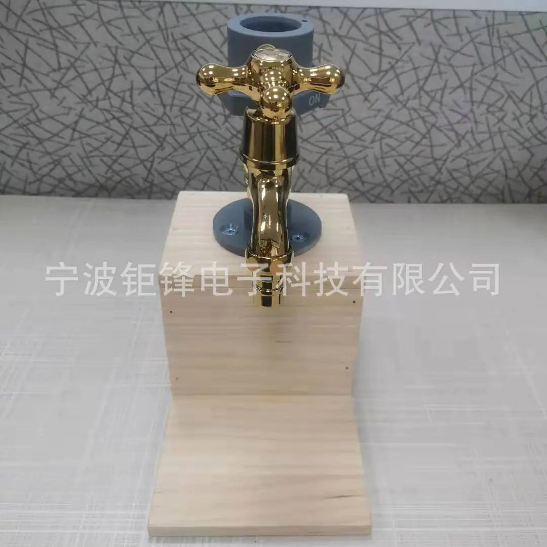 Whiskey Wood Dispenser with Tap and Water Function Mimarta