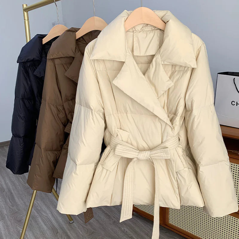 Women's Tight Waist Slim Warm Jacket Rieworkes