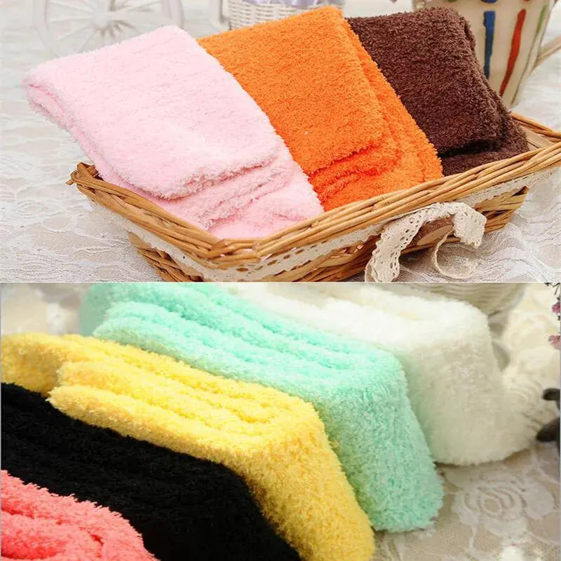 Women's Bed Socks Pure Color Rieworkes