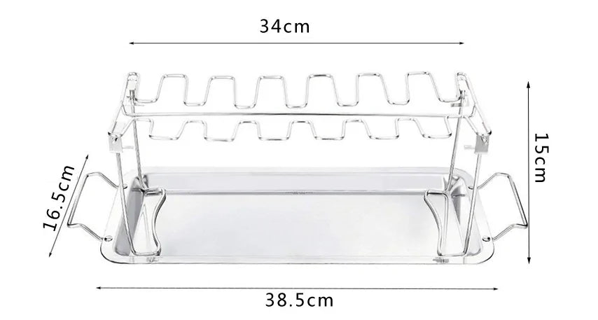 BBQ Stainless Steel Non-Stick Rack Rieworkes