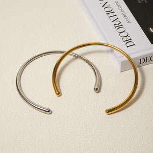 Glossy Collar Neck Ring Necklace Rieworkes