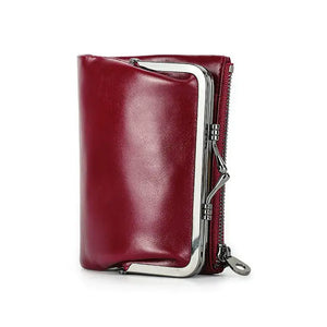 Genuine Leather Wallet Women Rieworkes
