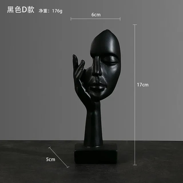 Abstract Character Statue - Nordic Luxury Desktop Decor Mimarta