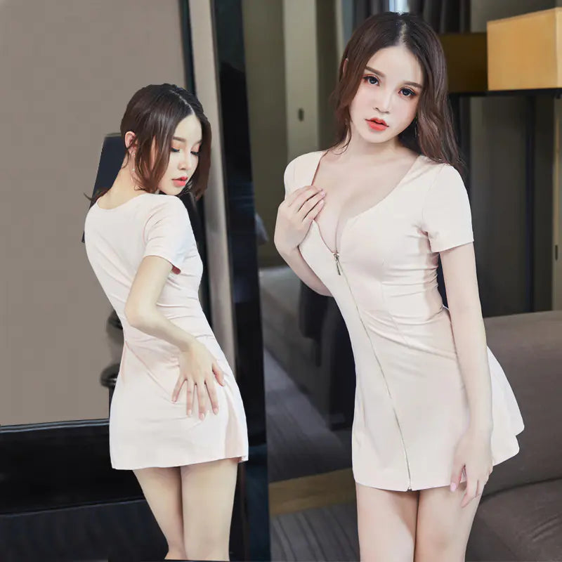 Slim Fit Bodycon Dress for Sauna Technicians Mimarta