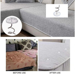 50 Pcs Upholstery Tacks Headliner Pins Clear Heads Twist Bed Fabric Sofa Chair Mimarta