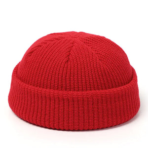 Plain Color Knit Beanie for Men and Women Winter Mimarta