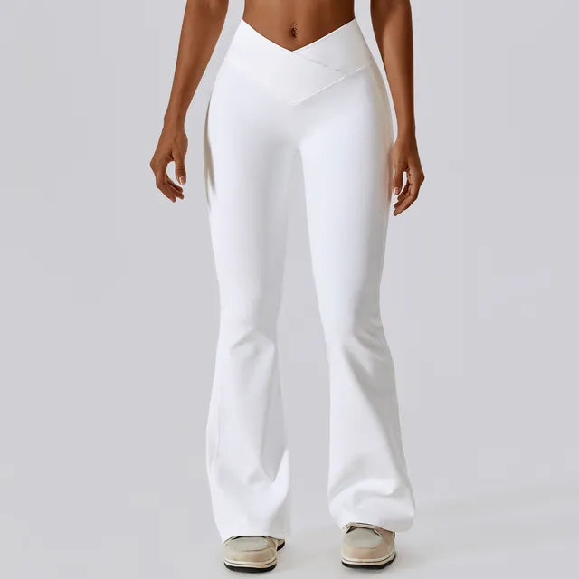 Women Gym Workout Fitness Sports Flared Pants Rieworkes