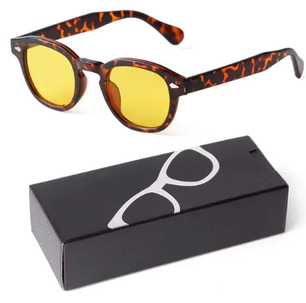 Gradient Small Round Sunglasses for Women Men Rieworkes