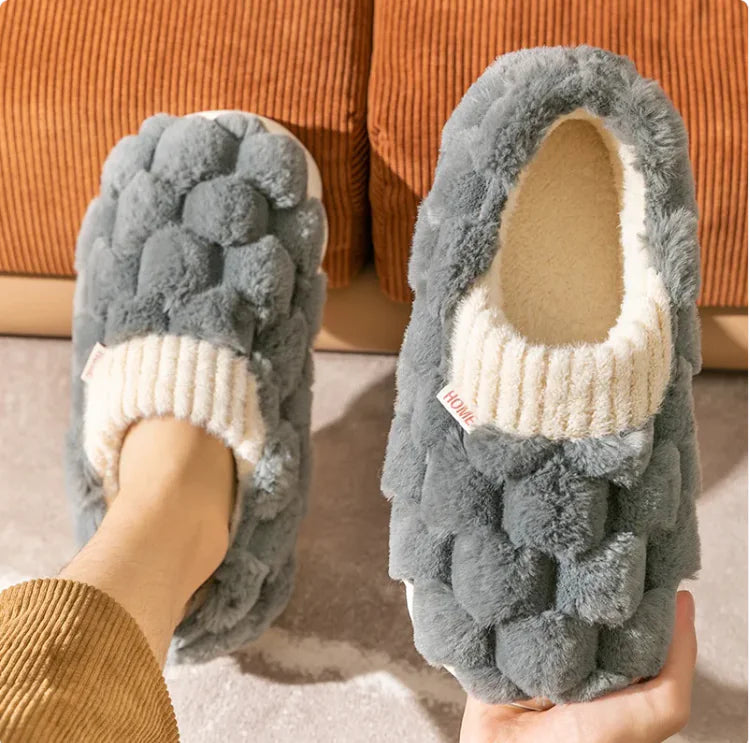 Cozy Cotton Winter Slippers for Women Rieworkes