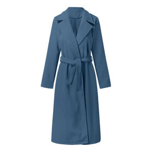2023 Fall Winter Women's Long Solid Color Coat Mimarta