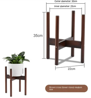 Nordic Cross Flower Pot Stand Rieworkes
