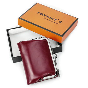 Genuine Leather Wallet Women Rieworkes