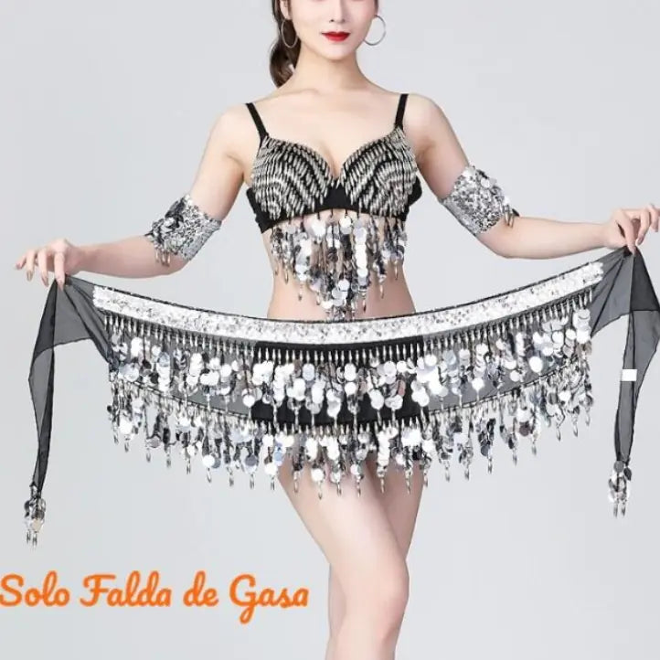 New Belly Dance Waist Chain with Sequin Tassels Mimarta