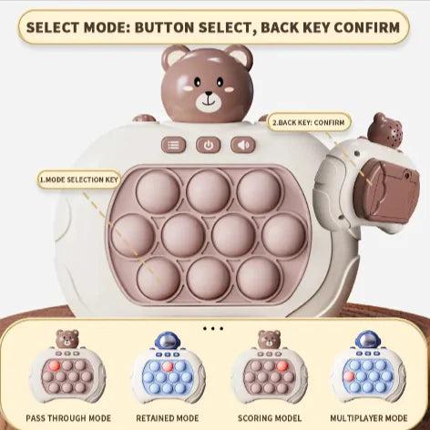 Fast Push Light-Up Bubble Game Console Rieworkes