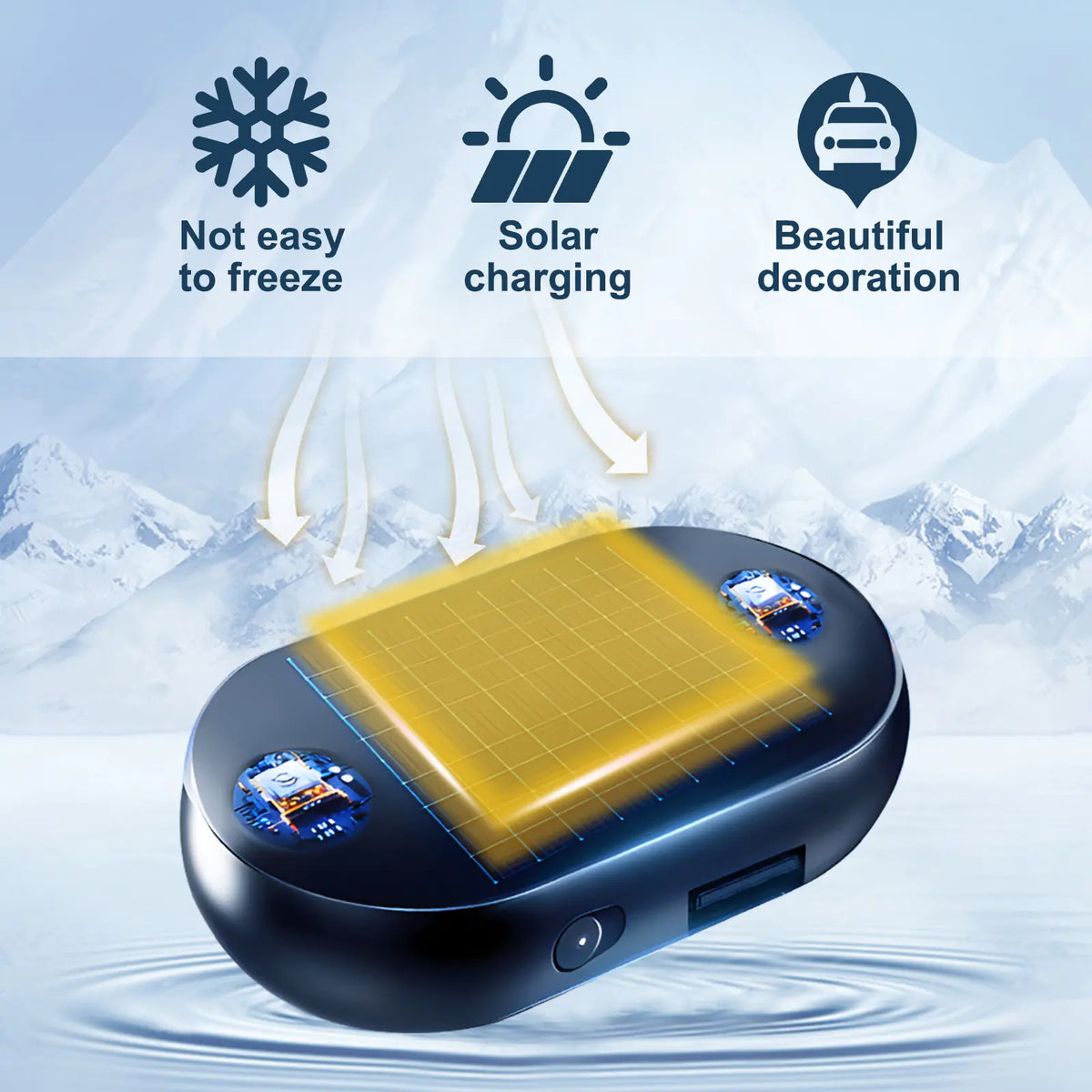 Car Snow Remover Car Windshield Rearview Mirror Deicing Fast Snow Melting Portable Anti-freezing Tool Mimarta