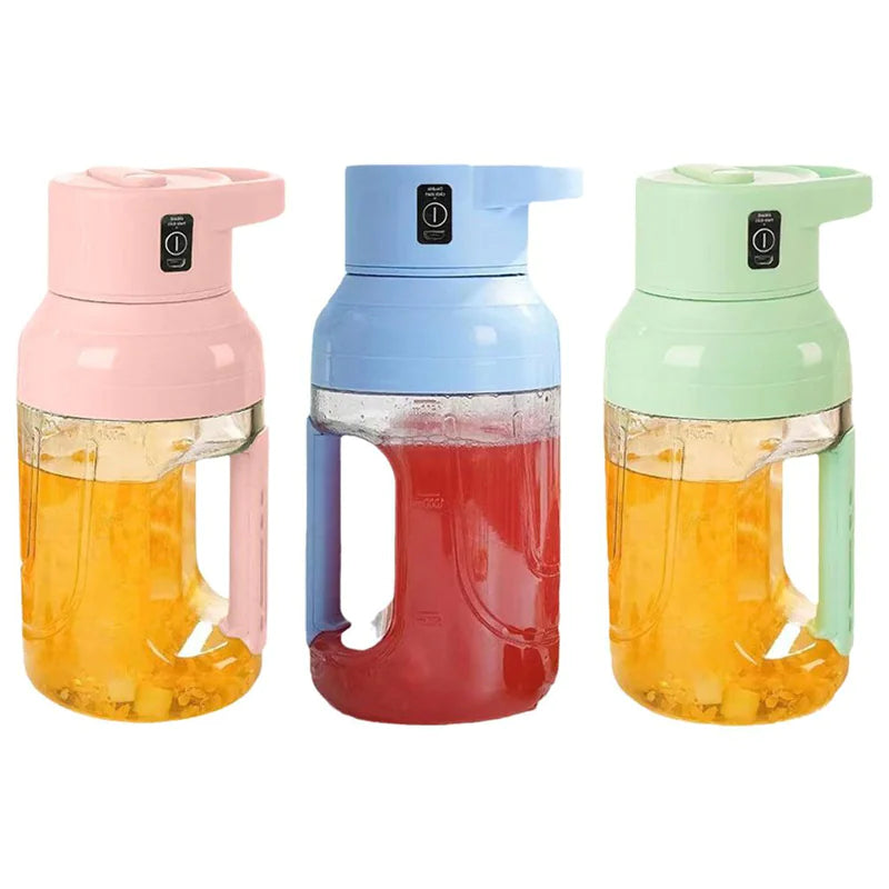 Electric Juicer Portable Large Capacity 1500ml Juice USB Rechargeable Rieworkes
