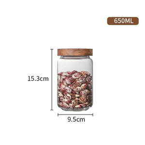 Glass Airtight Kitchen Storage Jar Rieworkes