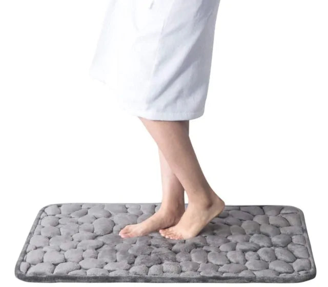Non-Slip Embossed Bathroom Mat Rieworkes