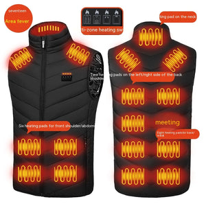 Self-heating Smart USB Electric Vest Rieworkes