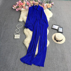 Pleated Set For Women Rieworkes