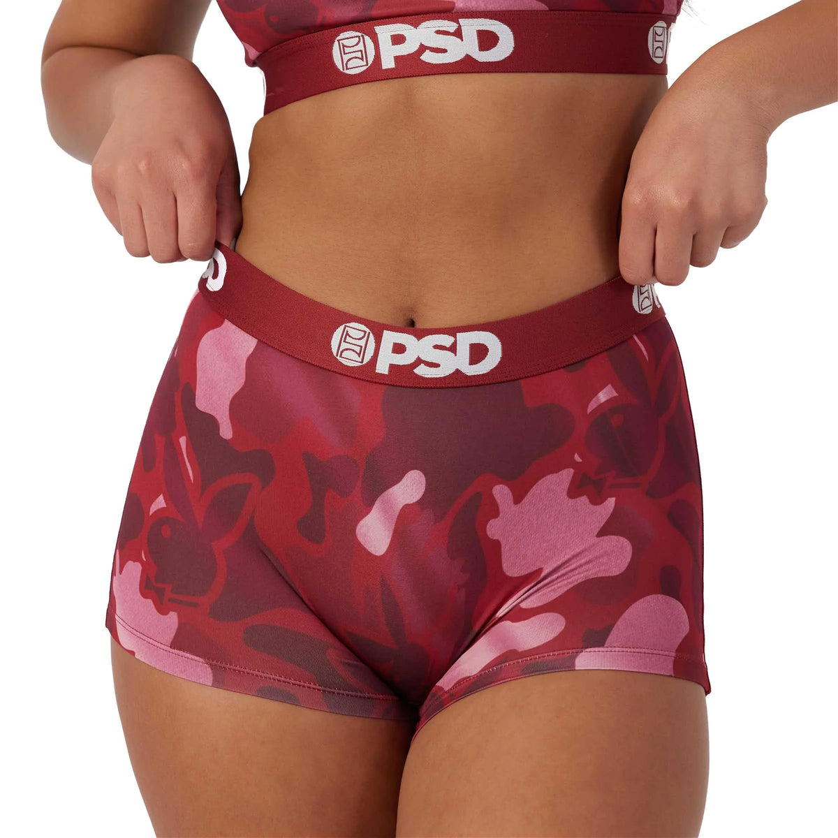 PSD Womens Pb Silk Boy Shorts Multi L Rieworkes