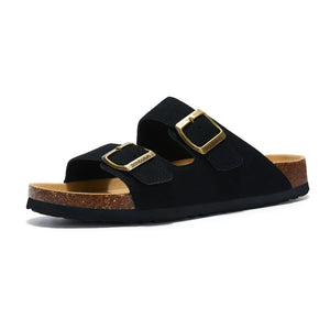 Flat Non-slip Cork Slippers For Men And Women Rieworkes