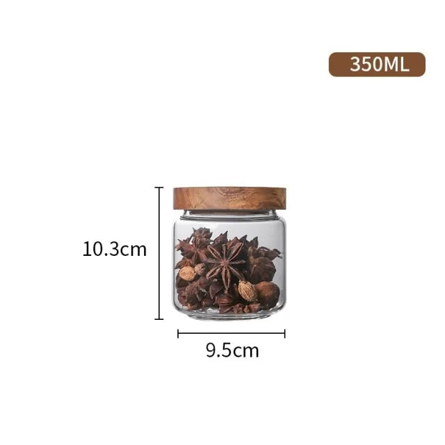 Glass Airtight Kitchen Storage Jar Rieworkes