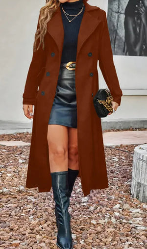 Double Breasted Coat For Women Rieworkes