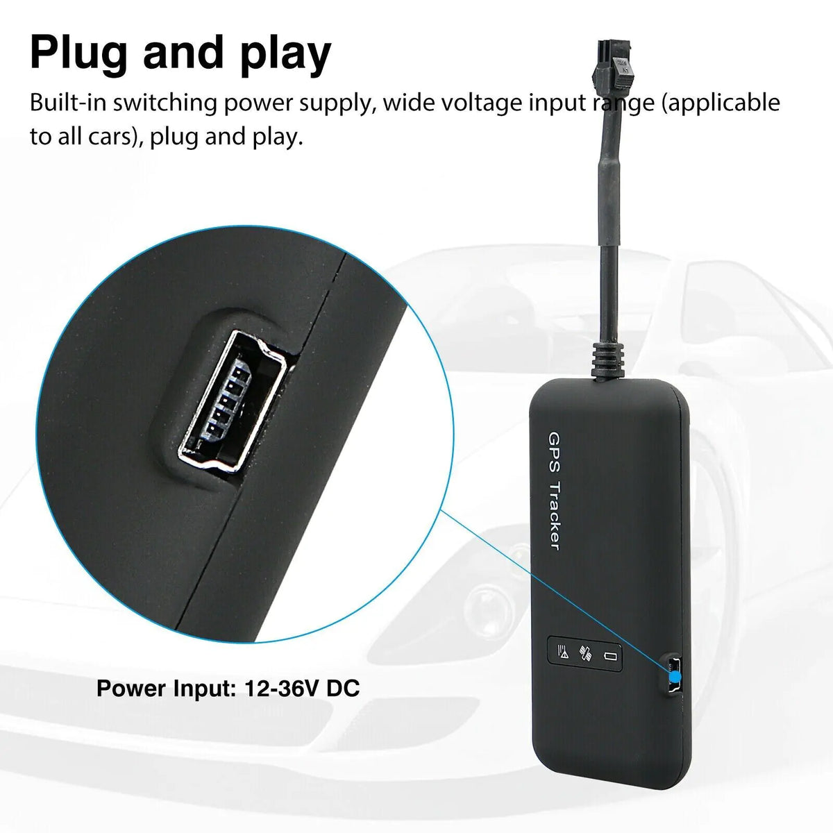Real Time GPS Tracker Tracking Locator Device GPRS GSM Car/Motorcycle Anti Theft Rieworkes