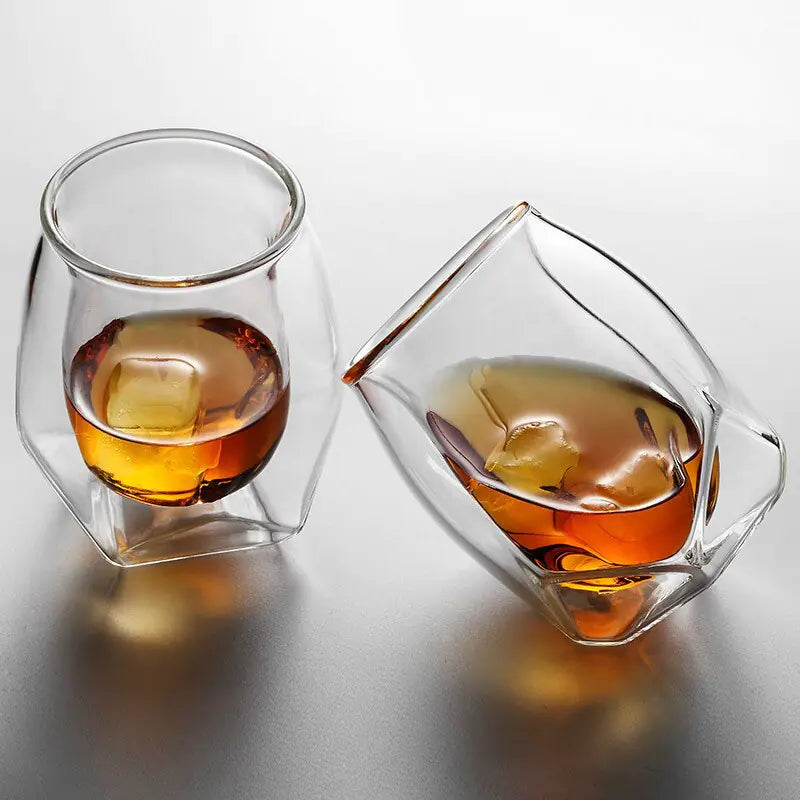 Whiskey Glasses - Set of Glass Drinkware Mimarta