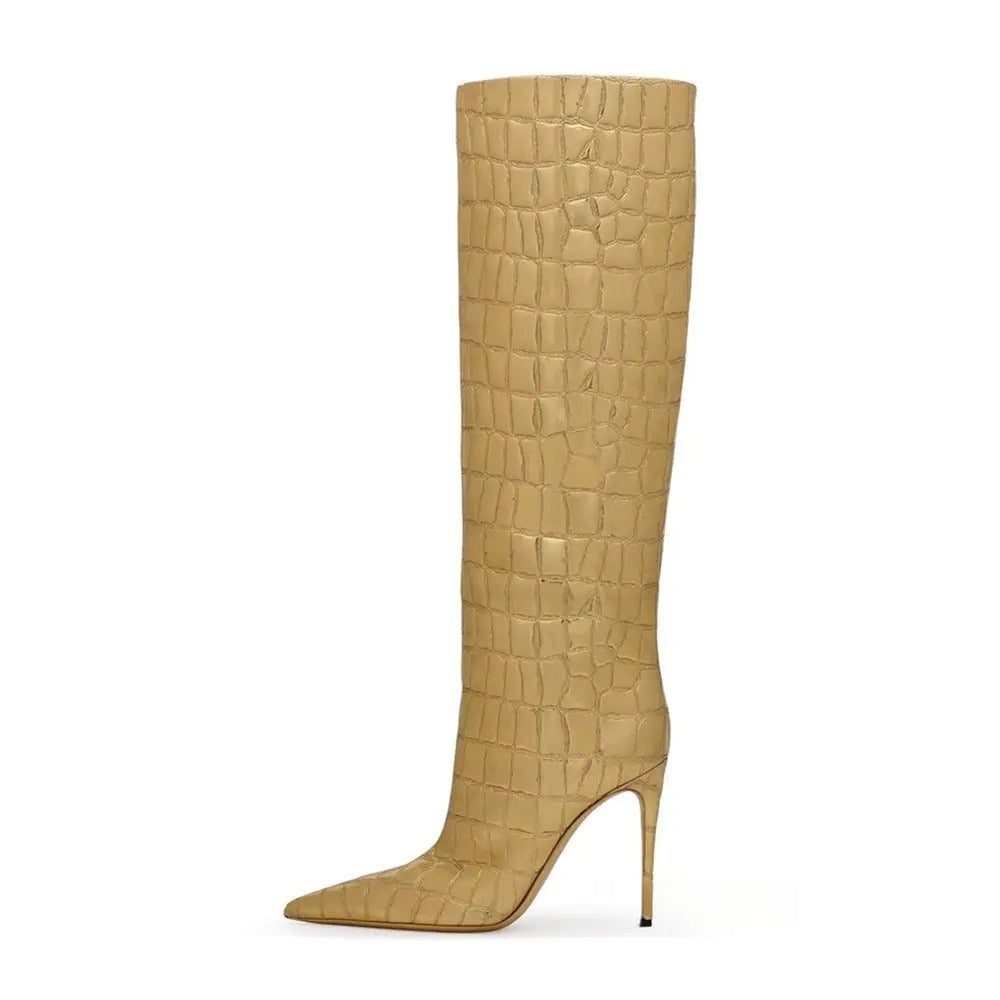 Minimalist Style Stiletto Boots Rieworkes