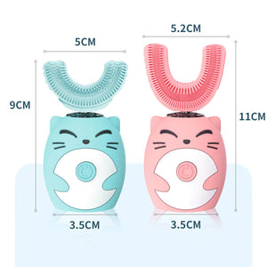 Children's U-shaped Ultrasonic Electric Toothbrush Rieworkes