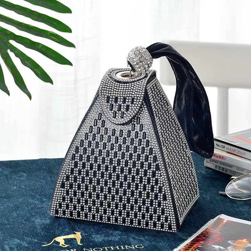New Triangle Diamond Handbag for Evening Dresses Mimarta