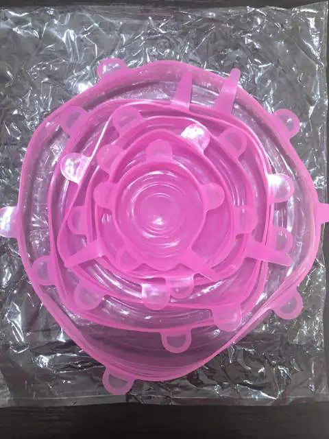 Silicone Stretch Lids Reusable Airtight Food Wrap Covers Rieworkes