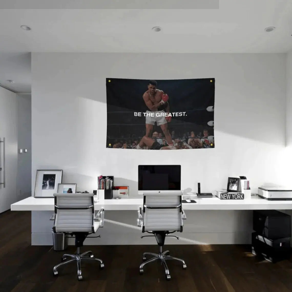 Muhammad Ali Boxing Flag Motivational Gym Flag Rieworkes
